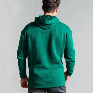 Custom Print Embroidered <b>Hoodie</b> for <b>Men</b> Oversized Pull Sweatshirt 500g <b>Thick</b> Cotton Fleece Heavyweight Pullover for Autumn - Product Image 6