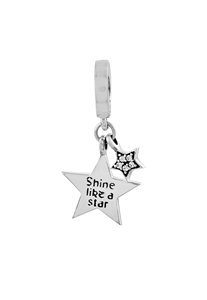 Pendentif en argent sterling 925 plaqué or de style Hip Hop avec perle et diamant cadeau populaire pour femmes et dames - Product Image 4