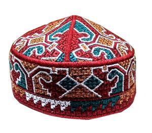 Chapeau Kufi en coton uni, bonnet ouvert, en tricot, pour musulmanes, turcs - Product Image 1