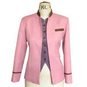 Customizable Bags with Bespoke Woman Suit Including Jacket and <b>Skirt</b> Textiles & Leather Products - Product Image 3