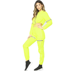 High Quality Women Hoodies With Crop Design and Sublimated Sleeves Pullover Hoodies - Product Image 3