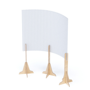 Muro divisorio sostenibile ad incastro grafico personalizzato di qualità italiana per negozi e uffici - Product Image 6