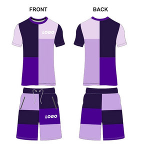 Conjunto de camiseta y pantalones cortos de verano para niños y niñas Pantalones cortos y camisetas antiarrugas transpirables y a prueba de viento de Pakistán - Product Image 1