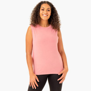 Camiseta sin mangas corta de poliéster para mujer, camiseta sin mangas de fabricante OEM - Product Image 1