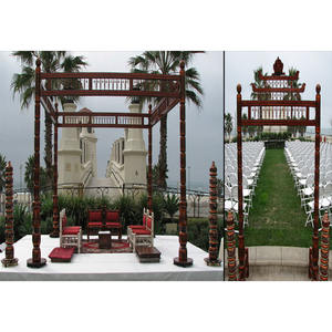 Mandap de Madera para Bodas Moderno y Sencillo a Bajo Precio, Último Modelo de Mandap de Madera para Bodas al Aire Libre, Mandap para Bodas Occidentales, Decoración para Eventos en Australia - Product Image 1