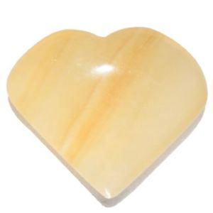 High Quality Yellow Carnelian Palm Heart Stone Crystal Palm Stone Puffy Heart Natural Stone Healing Gemstone Quartz Wholesaler - Product Image 3