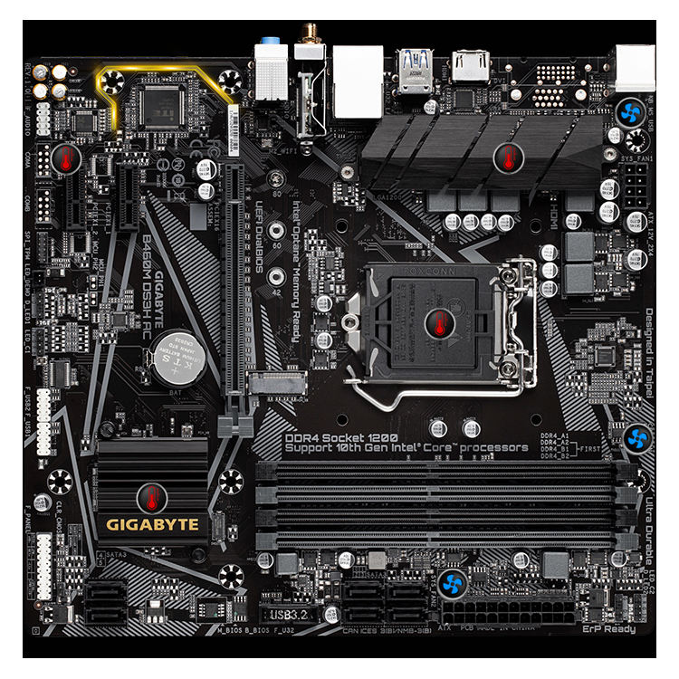 Micro Atx Gigabyte B460m Ds3h Ac Motherboard GIGABYTE B460M D3H AC