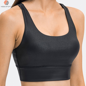 Women Compression Sports Gym <b>Bra</b> Top High-Support Push-Up Fitness Yoga <b>Bra</b> Four-Way <b>Stretch</b> Breathable - Product Image 2