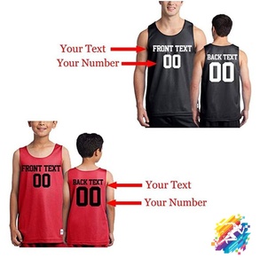 เสื้อบาสเก็ตบอลทีมแบบขายส่ง ปรับแต่งได้ตามต้องการ พร้อมชื่อและหมายเลขส่วนตัว ป้องกันรังสียูวี แห้งเร็ว สำหรับผู้ใหญ่ทุกเพศ - Product Image 4