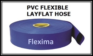 Tuyau plat en PVC, tuyau flexible pour l'eau, tuyau d'irrigation agricole, tuyau de drainage d'eau - Product Image 6