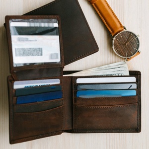 Cartera s personalizada para hombre, personalizada, grabada, regalo para él, LWT-0014 - Product Image 3