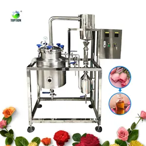 Mini máquina de distilação de óleo essencial, máquina para extrator de óleo essencial com flor de rosa