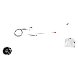 Window Regulator Repair Kit Rear Left Door For VW New Beetle Cabriolet 2003-2010 - Product Image 1