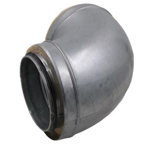 CVC <span class=keywords><strong>double</strong></span> <span class=keywords><strong>paroi</strong></span> conduits en spirale raccords pré-pressé isolé virages avec 15mm isolé - Product Image 4