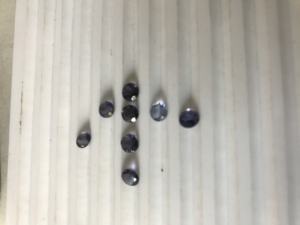 Piedra preciosa de iolita Natural de alta calidad, Color azul, forma redonda calibrada para joyería hecha a mano, producto a granel, piedras preciosas sueltas - Product Image 2