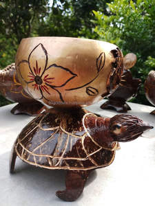 Maceta de Cáscara de Coco, Artesanía Animal con Materiales Naturales, Buen Precio (Kaylin: WS: +84 817092069) - Product Image 6