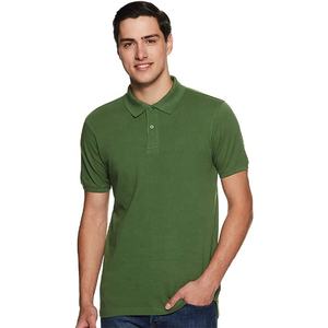Camiseta deportiva 100% de algodón para hombre, polo de Color sólido con logotipo personalizado de manga corta, ropa para hombre, venta al por mayor - Product Image 1