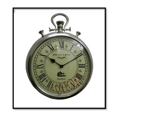 <b>Wall</b> <b>Clock</b> Designer <b>Wall</b> <b>Clock</b> for Bedrooms Living Room Kitchen Aluminum <b>Wall</b> <b>Clocks</b> Silver POlished Home <b>Decor</b> - Product Image 6