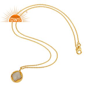 Collar con Colgante de Piedra Lunar Blanca Natural de Plata de Ley 925 de la Mejor Calidad 2026 para Mujer, Fabricante de Joyería - Product Image 3