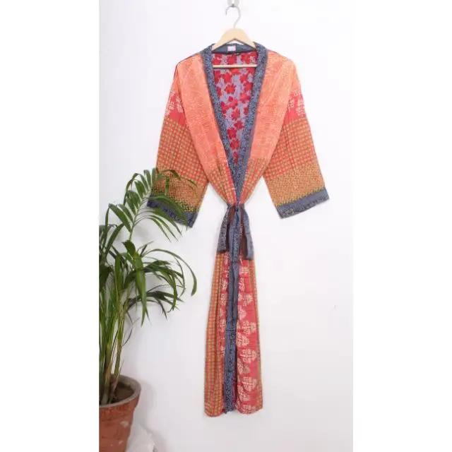 Robe Kimono en soie, vêtement pour femmes, style bohème, Sari, Long, pour la plage, robes de soirée, fête des mères, nouvelle collection