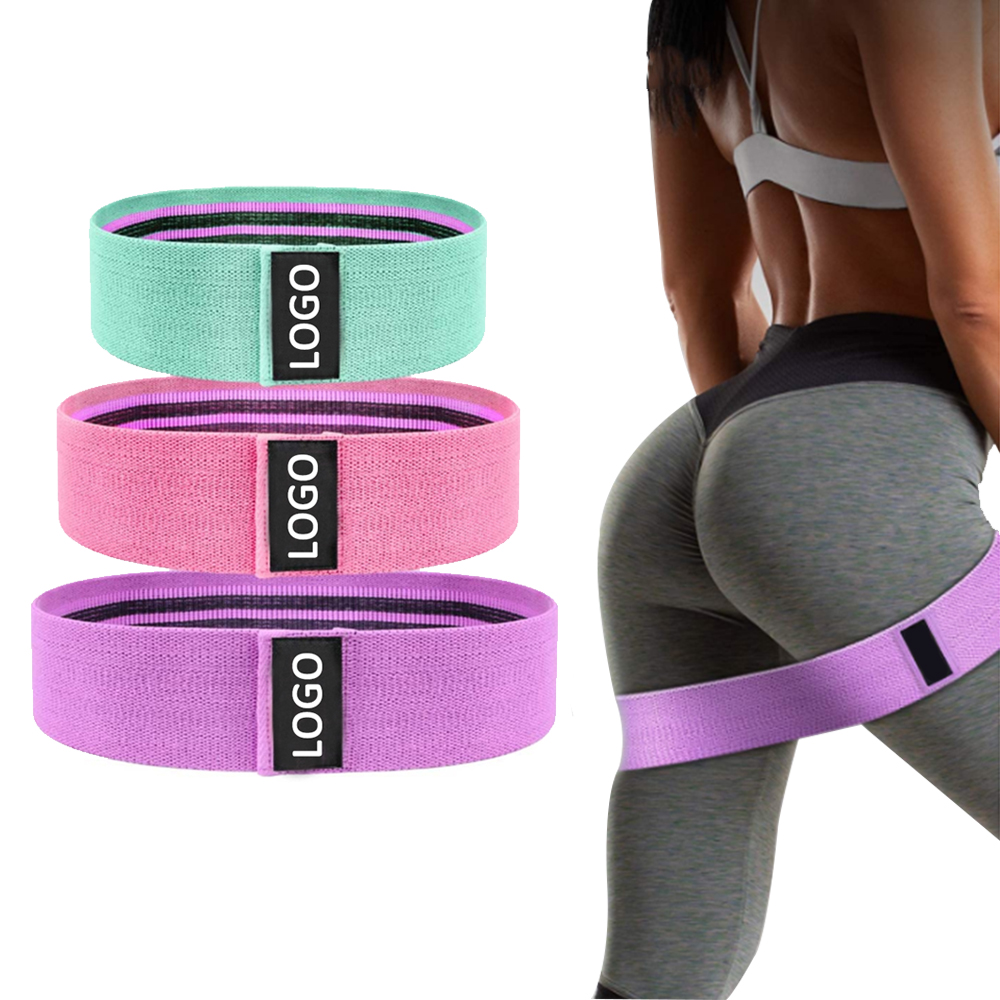 Exercise Fabric Hip Band Resistance custom Booty bands Hip Circle Resistance Bands Set for Booty & Glutes Hip Circle