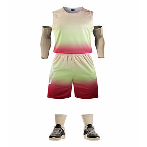 Uniforme de Basket-Ball en Polyester par Sublimation, pour hommes, vente en gros, nouvelle collection - Product Image 1