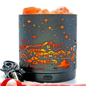 Lampe de sel de l'Himalaya, taille et design personnalisés, art populaire, nouveau style tendance, matériau organique, décoration intérieure, cadeau - Product Image 4