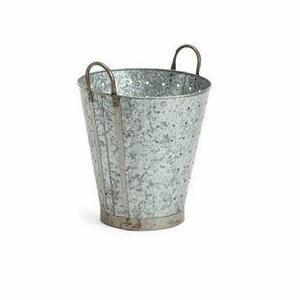 CUBO DECORATIVO METÁLICO GALVANIZADO PARA EL HOGAR, PRECIO DE FÁBRICA, CUBO VINTAGE, NUEVO ESTILO DE ALMACENAMIENTO, CUBO GALVANIZADO - Product Image 4