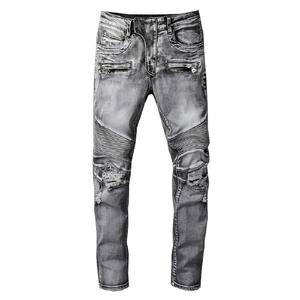 Jean Denim personnalisé pour homme, pantalon en coton, coupe Slim, stretch, haut en coton, nouvelle mode, vente en gros, - Product Image 5