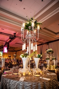 Candélabre en métal doré fait à la main à 5 bras, bougeoir, décoration intérieure pour Noël, mariage, éclairage économique - Product Image 5