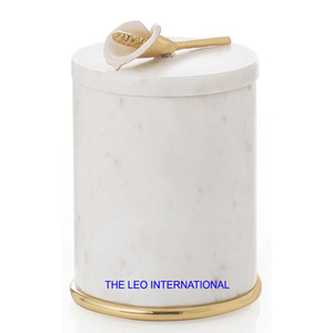 Ensemble de bocaux de conservation en verre avec couvercles en aluminium marbré, bocaux de conservation en verre pour la cuisine - Product Image 4