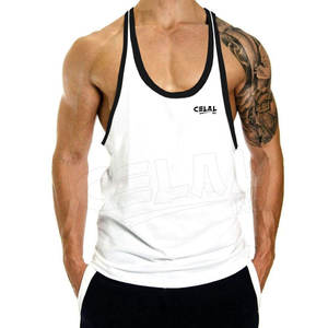 Custom <b>Muscle</b> Fitness Bodybuilding Gym Clothing Male Sleeveless <b>Vest</b> Singlets - Product Image 1