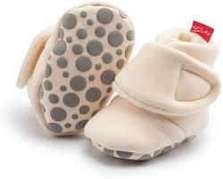 Binocles Zutano personnalisées, bottes pour bébé en polaire unisexe, certifié CPSC, naturels, pour nouveau-né - Product Image 2