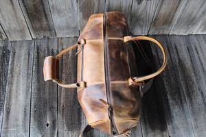 Bolsa de Viaje de Negocios Personalizable, Bolsa de Cuero A LA Moda, Multifuncional, Ligera, con Cierre de Cremallera, Impermeable, Logotipo Personalizado, 2017 - Product Image 4