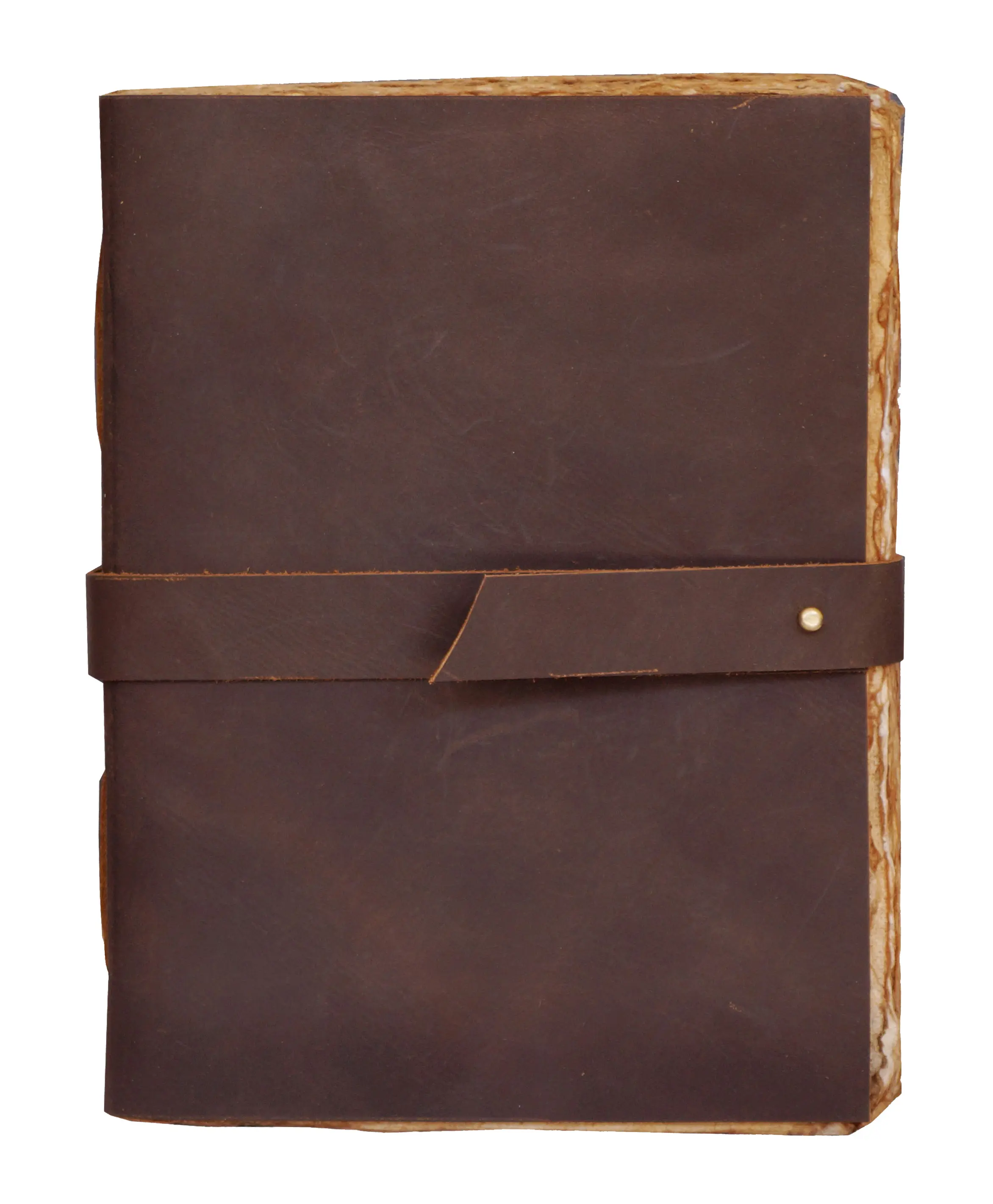 Handmade Leather Journal Writing Notebook- Bound Brown Journals To Write In Present For Unisex Journaling Special Handmade Paper