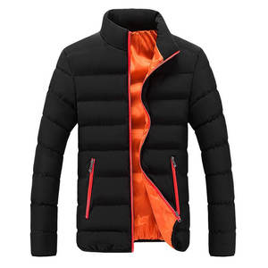 Chaqueta acolchada de buena calidad para hombre, chaqueta de Color negro de último diseño, venta al por mayor - Product Image 1