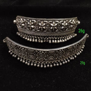 Joyería Étnica Tradicional, Collar Rajasthani, Joyería de Plata Oxidada, Joyería Étnica de Plata - Product Image 2