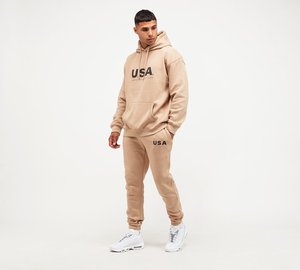 Vente flash, survêtement pour homme en coton biologique 100%, logo brodé de qualité supérieure, diamant - Product Image 1