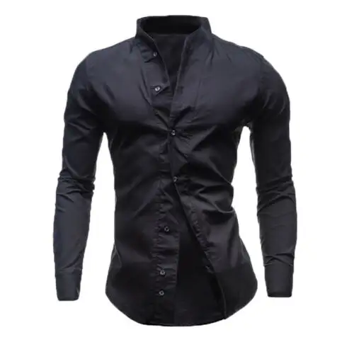 Men's Shirt Long Sleeve Classic Men Formal Dress Shirt Clothing Business Shirts Wholesale Custom Style