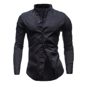 Camisa de Vestir Formal de Manga Larga para Hombre, Transpirable, 100% Algodón, Temporada de Primavera, Servicio OEM Personalizado - Product Image 1