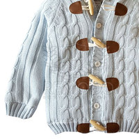 Pulls en laine tricotés décontractés pour enfants, design simple, vêtements d'hiver
