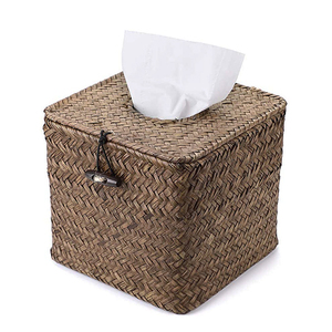 ผักตบชวาธรรมชาติ/ไม้ไผ่/หวายทอกล่องกระดาษทิชชูคุณภาพสูงจากเวียดนาม // Rachel: + 84896436456 - Product Image 3