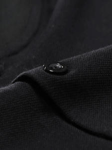 Polo de Golf de Color sólido para hombre, Camiseta de algodón piqué con botones, Camisetas estampadas con pantalla de seda, alta calidad, venta al por mayor - Product Image 4