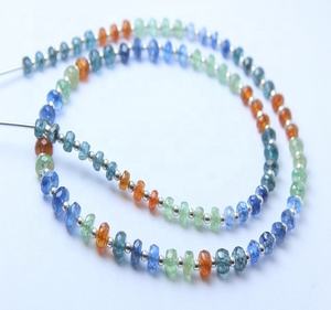 ลูกปัดหินทรงกลมหลายเหลี่ยมขนาด8นิ้วแบบหลวมธรรมชาติสำหรับทำเครื่องประดับ - Product Image 3