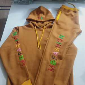 ชุดสเวตเตอร์ผ้าฟลีซสำหรับผู้ชายไซส์ใหญ่พิเศษชุดออกกำลังกายในฤดูหนาว - Product Image 1