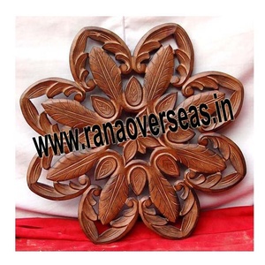 Wooden Carved <b>Wall</b> <b>Panel</b> <b>Wall</b> Hanging <b>Panel</b> in Brown Colored for Office Hotel Living Room and Hall - Product Image 1