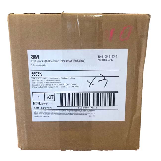 termination kit 11kv slow 3 core