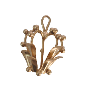 Diseño de hojas de árbol y forma de flor para decoración de jardín, palo dorado de alta calidad - Product Image 1