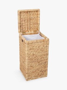 Wholesale Dirty <b>Clothes</b> <b>Storage</b> Basket Water Hyacinth Laundry Basket Non Irritation Non toxic Made In Vietnam - Product Image 4