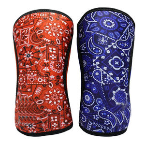 2025 chaud en gros écraser vos objectifs Gym genou manches 7mm néoprène Compression respirant robuste Logo personnalisé pour le sport - Product Image 1